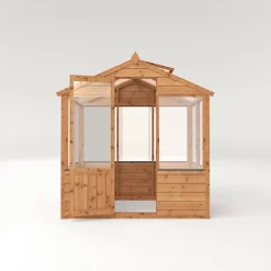 Mercia 4x6 Greenhouse With Flap Vent -HOMCO Garden Shop mercia 4x6 greenhouse with flap vent5029442087849 02c