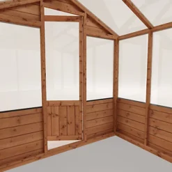 Mercia 6x6 Greenhouse With Flap Vent -HOMCO Garden Shop mercia 6x6 greenhouse with flap vent5029442087856 03c