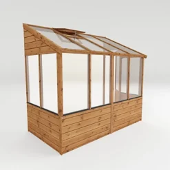 Mercia 8x4 Lean To Greenhouse With Flap Vent -HOMCO Garden Shop mercia 8x4 lean to greenhouse with flap vent5029442091167 02c