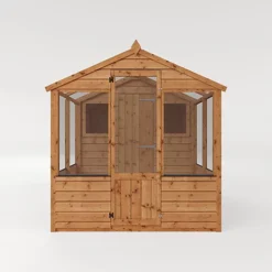 Mercia 8x6 Apex Greenhouse Combi Shed - Assembly Required -HOMCO Garden Shop mercia 8x6 apex greenhouse combi shed assembly required5029442091198 02c