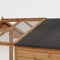 Mercia 8x6 Apex Greenhouse Combi Shed - Assembly Required -HOMCO Garden Shop mercia 8x6 apex greenhouse combi shed assembly required5029442091198 03c