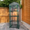 Mini 130cm Tall 4 Shelves / Tiers Garden Greenhouse Green House -HOMCO Garden Shop mini 130cm tall 4 shelves tiers garden greenhouse green house5056589102173 01c MP