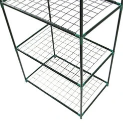 Mini Greenhouse 4 Tier With Plastic Cover -HOMCO Garden Shop mini greenhouse 4 tier with plastic cover5055986136712 04c MP