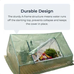 Mini Plastic Greenhouse Cold Frame Indoor/Outdoor Frame Cover Pop Up Garden Patio -HOMCO Garden Shop mini plastic greenhouse cold frame indoor outdoor frame cover pop up garden patio5060575073149 02c MP