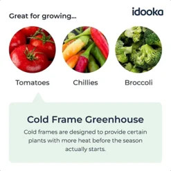 Mini Plastic Greenhouse Cold Frame Indoor/Outdoor Frame Cover Pop Up Garden Patio -HOMCO Garden Shop mini plastic greenhouse cold frame indoor outdoor frame cover pop up garden patio5060575073149 03c MP