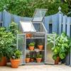 Neo Mini Grey Growhouse Greenhouse Cold Frame Model 1 -HOMCO Garden Shop neo mini grey growhouse greenhouse cold frame model 15056293904674 01c MP