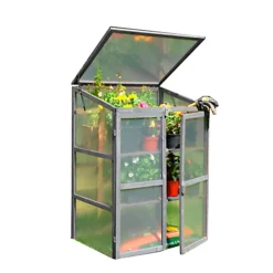 Neo Mini Grey Growhouse Greenhouse Cold Frame Model 2 -HOMCO Garden Shop neo mini grey growhouse greenhouse cold frame model 25056293904681 02c MP