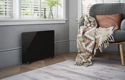 OUT & OUT Ebony - Glass Panel Room 1400w Heater - Standard 8 OUT & OUT Ebony - Glass Panel Room 1400w Heater - Standard -HOMCO Garden Shop out out ebony glass panel room 1400w heater standard5060895902686 03c MP