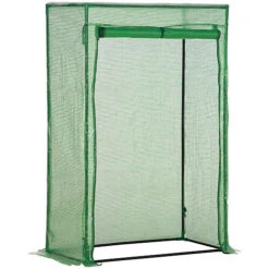 Outsunny 100 X 50 X 150cm Greenhouse W/ Zipper Roll-up Door Outdoor Green -HOMCO Garden Shop outsunny 100 x 50 x 150cm greenhouse w zipper roll up door outdoor green5056399120084 02c MP