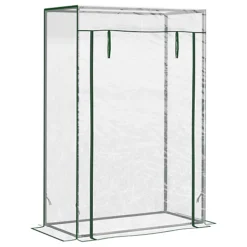 Outsunny 100 X 50 X 150cm Greenhouse W/ Zipper Roll-up Door Outdoor Transparent -HOMCO Garden Shop outsunny 100 x 50 x 150cm greenhouse w zipper roll up door outdoor transparent5056534504540 02c MP