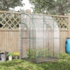 Outsunny 143 X 118 X 212cm Walk-In Lean To Wall Tunnel PVC Greenhouse With Doors -HOMCO Garden Shop outsunny 143 x 118 x 212cm walk in lean to wall tunnel pvc greenhouse with doors5056534557300 01c MP