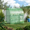 Outsunny 214 X 120 X 215cm Walk-In Lean To Wall Tunnel Greenhouse W/ Door -HOMCO Garden Shop outsunny 214 x 120 x 215cm walk in lean to wall tunnel greenhouse w door5056399121128 01c MP