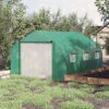 Outsunny 3.5 X 3 X 2m Outdoor Tunnel Greenhouse W/ Roll Up Door 6 Windows 1 Outsunny 3.5 X 3 X 2m Outdoor Tunnel Greenhouse W/ Roll Up Door 6 Windows -HOMCO Garden Shop outsunny 3 5 x 3 x 2m outdoor tunnel greenhouse w roll up door 6 windows5056534553449 01c MP