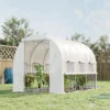 Outsunny 3 X 2 X 2m Walk-in Tunnel Greenhouse PE Cover Mesh Window White 2 Outsunny 3 X 2 X 2m Walk-in Tunnel Greenhouse PE Cover Mesh Window White -HOMCO Garden Shop outsunny 3 x 2 x 2m walk in tunnel greenhouse pe cover mesh window white5056534561987 01c MP