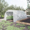 Outsunny 4 X 3 X 2 M Polytunnel Greenhouse Pollytunnel Tent Steel Frame White 1 Outsunny 4 X 3 X 2 M Polytunnel Greenhouse Pollytunnel Tent Steel Frame White -HOMCO Garden Shop outsunny 4 x 3 x 2 m polytunnel greenhouse pollytunnel tent steel frame white5056534554576 01c MP