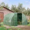 Outsunny 4 X 3M Reinforced Walk-in Polytunnel Garden Greenhouse Steel Frame -HOMCO Garden Shop outsunny 4 x 3m reinforced walk in polytunnel garden greenhouse steel frame5056534548797 01c MP