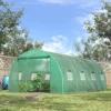 Outsunny 6 X 3M Polytunnel Walk-in Garden Greenhouse With Zip Door And Windows -HOMCO Garden Shop outsunny 6 x 3m polytunnel walk in garden greenhouse with zip door and windows5056534537876 01c MP
