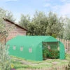 Outsunny 6 X 3M Walk In Polytunnel Greenhouse Large Outdoor Grow House W/ Door -HOMCO Garden Shop outsunny 6 x 3m walk in polytunnel greenhouse large outdoor grow house w door5055974862043 01c MP