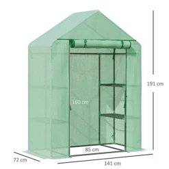 Outsunny Greenhouse For Outdoor Portable Gardening Plant Grow House Green -HOMCO Garden Shop outsunny greenhouse for outdoor portable gardening plant grow house green5056534562793 03c MP
