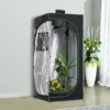 Outsunny Mylar Hydroponic Grow Tent With Floor Tray For Indoor Plant -HOMCO Garden Shop outsunny mylar hydroponic grow tent with floor tray for indoor plant5056029842171 01c MP