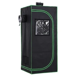 Outsunny Mylar Hydroponic Grow Tent With Floor Tray For Indoor Plant -HOMCO Garden Shop outsunny mylar hydroponic grow tent with floor tray for indoor plant5056029842171 02c MP