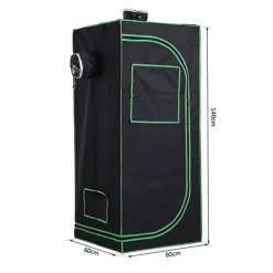 Outsunny Mylar Hydroponic Grow Tent With Floor Tray For Indoor Plant -HOMCO Garden Shop outsunny mylar hydroponic grow tent with floor tray for indoor plant5056029842171 03c MP