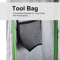 Outsunny Mylar Hydroponic Grow Tent With Floor Tray For Indoor Plant -HOMCO Garden Shop outsunny mylar hydroponic grow tent with floor tray for indoor plant5056029842171 06c MP