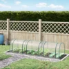 Outsunny Tunnel Greenhouse Steel Frame For Garden Backyard With Zipper Doors 350Lx100W Cm -HOMCO Garden Shop outsunny tunnel greenhouse steel frame for garden backyard with zipper doors 350lx100w cm5056029823873 01c MP