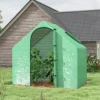 Outsunny Walk-In Portable Greenhouse Mini Grown House Steel Frame Window Green -HOMCO Garden Shop outsunny walk in portable greenhouse mini grown house steel frame window green5056399120992 01c MP