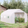 Outsunny Walk-in Tunnel Greenhouse Gardening Planting Shed Heavy Duty Warm House -HOMCO Garden Shop outsunny walk in tunnel greenhouse gardening planting shed heavy duty warm house5056029871942 01c MP