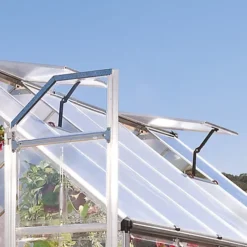 Palram Balance Silver 8x12 Greenhouse -HOMCO Garden Shop palram balance silver 8x12 greenhouse7290103111465 37c