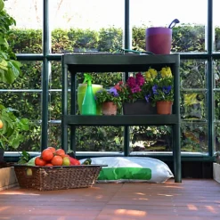 Palram - Canopia 2 Tier Greenhouse Staging -HOMCO Garden Shop palram canopia 2 tier greenhouse staging7290103121372 01i bq