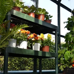 Palram - Canopia 2 Tier Greenhouse Staging -HOMCO Garden Shop palram canopia 2 tier greenhouse staging7290103121372 02i bq