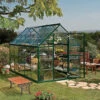 Palram - Canopia Harmony Green 6x10 Greenhouse -HOMCO Garden Shop palram canopia harmony green 6x10 greenhouse7290103110871 02i bq