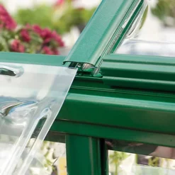 Palram - Canopia Harmony Green 6x10 Greenhouse -HOMCO Garden Shop palram canopia harmony green 6x10 greenhouse7290103110871 04i bq
