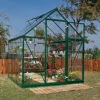 Palram - Canopia Harmony Green 6x6 Greenhouse -HOMCO Garden Shop palram canopia harmony green 6x6 greenhouse7290103110864 01i bq