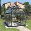 Palram - Canopia Harmony Grey 6X8 Greenhouse -HOMCO Garden Shop palram canopia harmony grey 6x8 greenhouse7290108137682 01i BQ