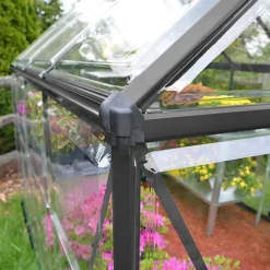 Palram - Canopia Harmony Grey 6X8 Greenhouse -HOMCO Garden Shop palram canopia harmony grey 6x8 greenhouse7290108137682 05i BQ