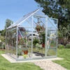 Palram - Canopia Harmony Silver 6x6 Greenhouse -HOMCO Garden Shop palram canopia harmony silver 6x6 greenhouse7290103110833 01i bq