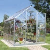 Palram - Canopia Harmony Silver 6x8 Greenhouse -HOMCO Garden Shop palram canopia harmony silver 6x8 greenhouse7290103110581 01i BQ