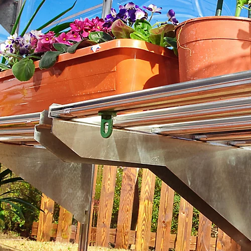 Palram - Canopia Heavy Duty 1 Tier Greenhouse Shelving 4 Palram - Canopia Heavy Duty 1 Tier Greenhouse Shelving - Image 2