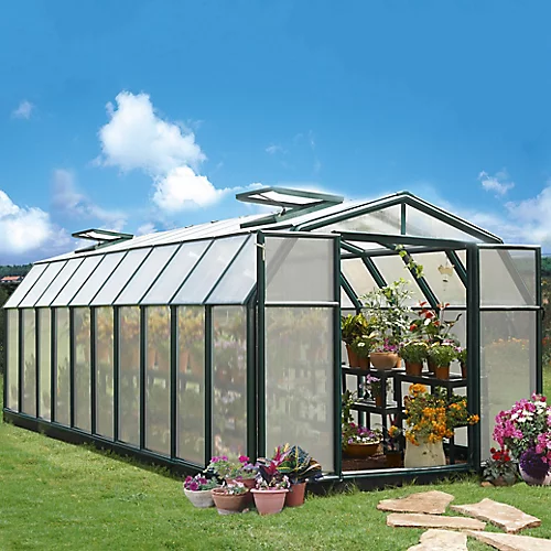 Palram - Canopia Hobby Gardner Green 8x20 Greenhouse 3 Palram - Canopia Hobby Gardner Green 8x20 Greenhouse