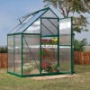 Palram - Canopia Mythos Green 6X4 Greenhouse -HOMCO Garden Shop palram canopia mythos green 6x4 greenhouse7290103110932 01i BQ