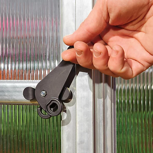 Palram - Canopia Mythos Silver 6x8 Greenhouse 5 Palram - Canopia Mythos Silver 6x8 Greenhouse - Image 3