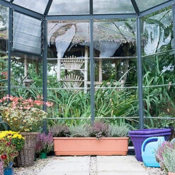 Palram - Canopia Oasis™ Grey 8x6 Greenhouse -HOMCO Garden Shop palram canopia oasis grey 8x6 greenhouse7290108133837 04i bq