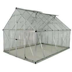 Palram - Canopia Octave Silver Greenhouse -HOMCO Garden Shop palram canopia octave silver greenhouse7290103111472 01bq