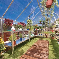 Palram - Canopia Octave Silver Greenhouse -HOMCO Garden Shop palram canopia octave silver greenhouse7290103111472 05bq