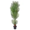 Parlour Palm Artificial Plant In Black Pot -HOMCO Garden Shop parlour palm artificial plant in black pot5053844311011 01c bq