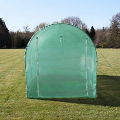 Polytunnel Greenhouse Walk In Galvanised Windows Doors Growhouse PE Cover Diameter 2 X 2.5m -HOMCO Garden Shop polytunnel greenhouse walk in galvanised windows doors growhouse pe cover diameter 2 x 2 5m5055986138334 02c MP