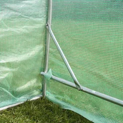 Polytunnel Greenhouse Walk In Galvanised Windows Doors Growhouse PE Cover Diameter 2 X 2.5m -HOMCO Garden Shop polytunnel greenhouse walk in galvanised windows doors growhouse pe cover diameter 2 x 2 5m5055986138334 03c MP
